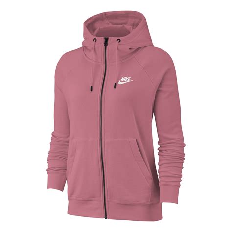 nike sweatjacke rosa-weiß|Damen Sweatshirts .